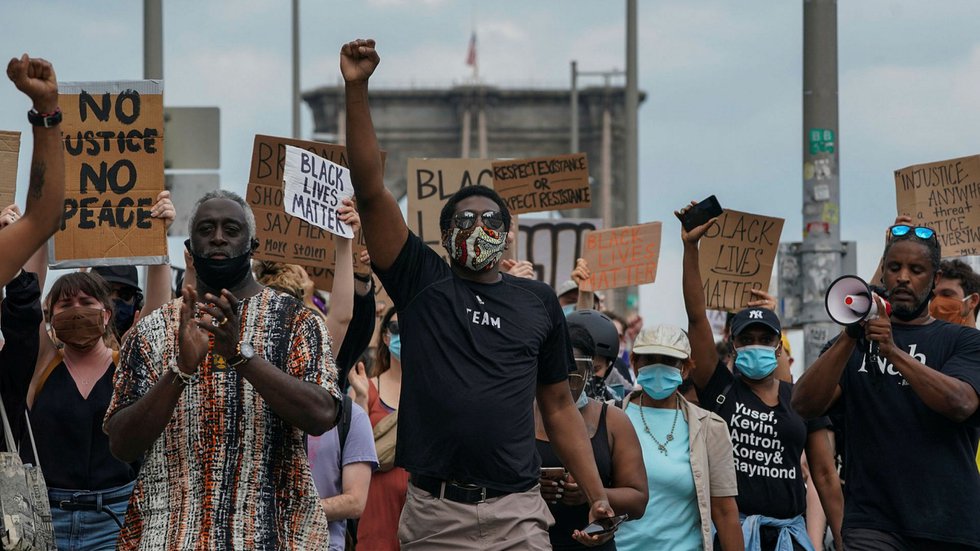 Black Lives Matter  Bobble-Fist Solidarity First Bobblehead